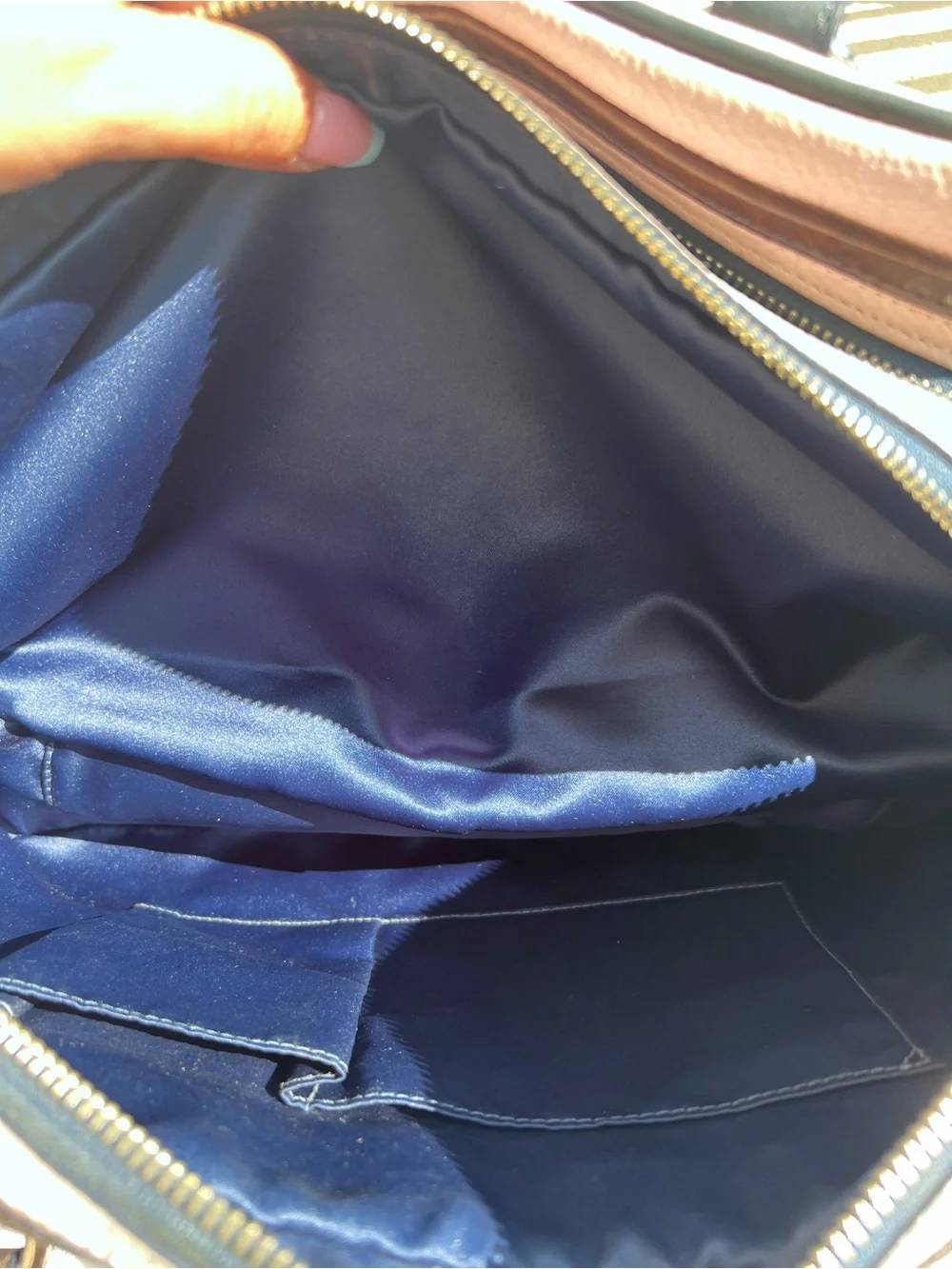Coach Laura Spectator Pebbled Leather Satchel